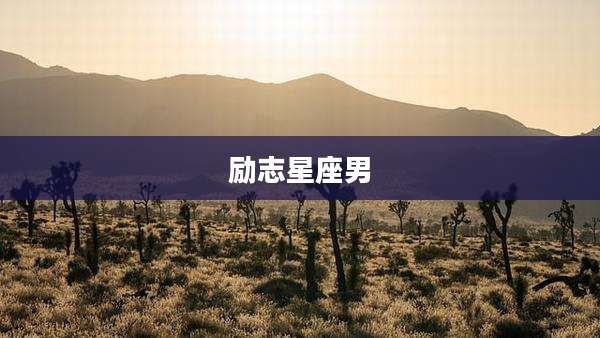励志星座男