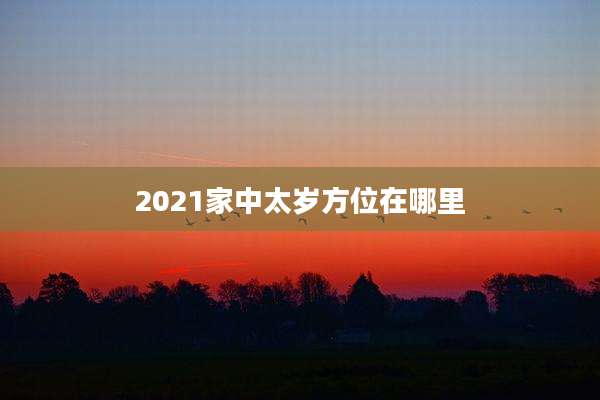 2021家中太岁方位在哪里