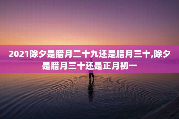 2021除夕是腊月二十九还是腊月三十,除夕是腊月三十还是正月初一