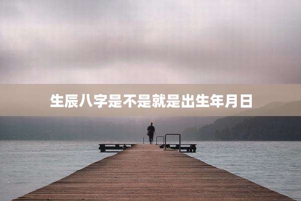 生辰八字是不是就是出生年月日
