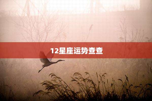 12星座运势查查