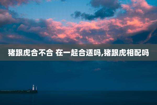 猪跟虎合不合 在一起合适吗,猪跟虎相配吗