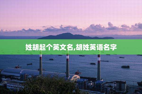 姓胡起个英文名,胡姓英语名字
