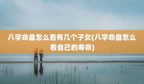 八字命盘怎么看有几个子女(八字命盘怎么看自己的寿命)