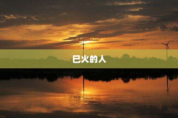 巳火的人