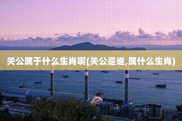 关公属于什么生肖啊(关公是谁,属什么生肖)