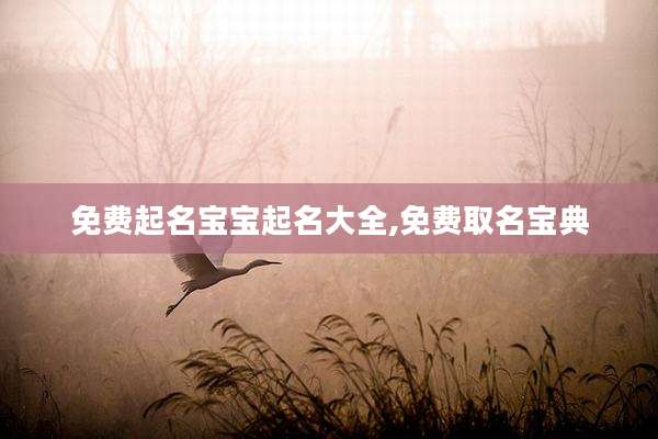 免费起名宝宝起名大全,免费取名宝典