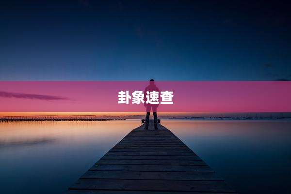 卦象速查