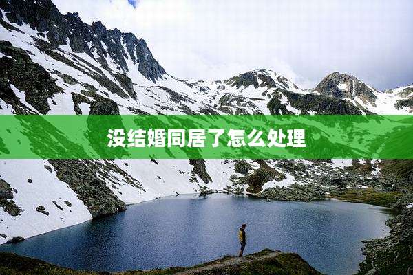没结婚同居了怎么处理