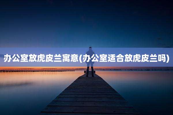 办公室放虎皮兰寓意(办公室适合放虎皮兰吗)