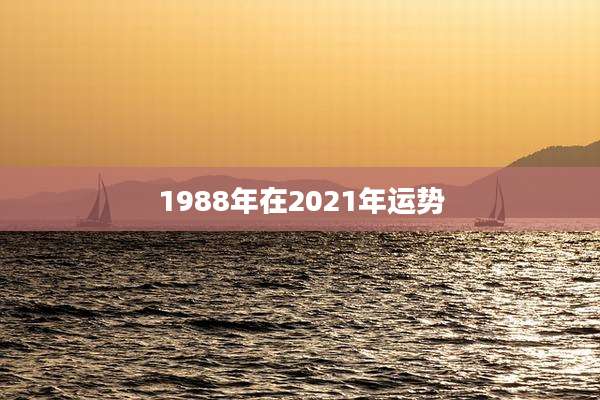 1988年在2021年运势