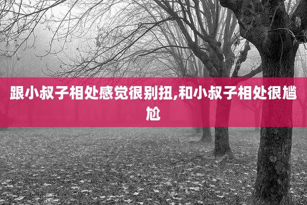 跟小叔子相处感觉很别扭,和小叔子相处很尴尬
