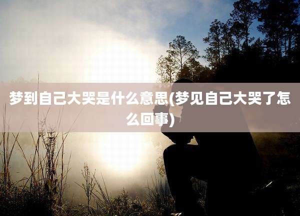梦到自己大哭是什么意思(梦见自己大哭了怎么回事)
