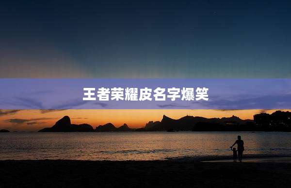 王者荣耀皮名字爆笑
