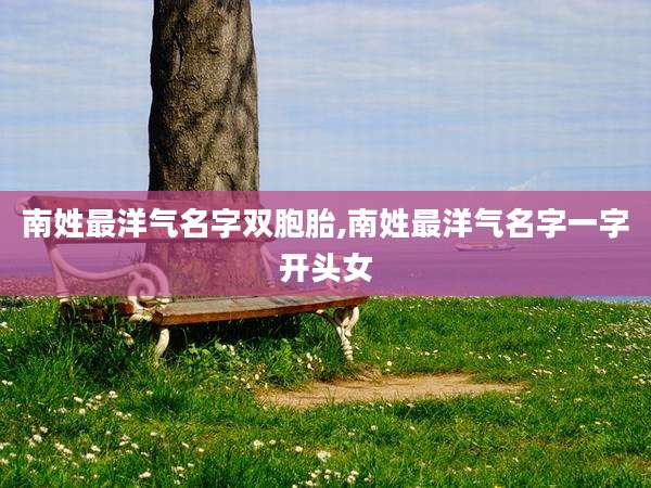 南姓最洋气名字双胞胎,南姓最洋气名字一字开头女