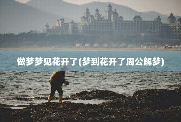 做梦梦见花开了(梦到花开了周公解梦)