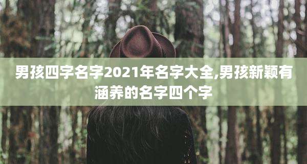 男孩四字名字2021年名字大全,男孩新颖有涵养的名字四个字