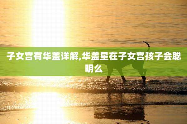 子女宫有华盖详解,华盖星在子女宫孩子会聪明么