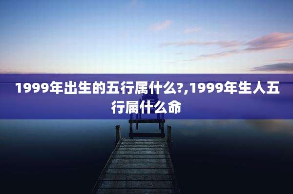 1999年出生的五行属什么?,1999年生人五行属什么命