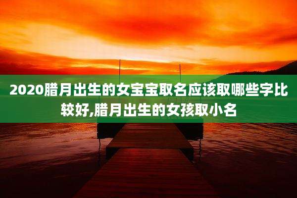 2020腊月出生的女宝宝取名应该取哪些字比较好,腊月出生的女孩取小名