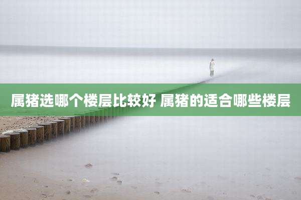 属猪选哪个楼层比较好 属猪的适合哪些楼层