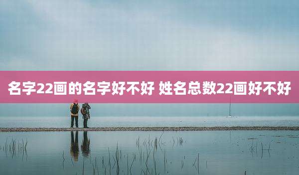名字22画的名字好不好 姓名总数22画好不好