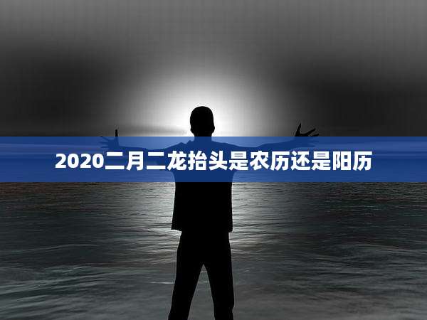 2020二月二龙抬头是农历还是阳历