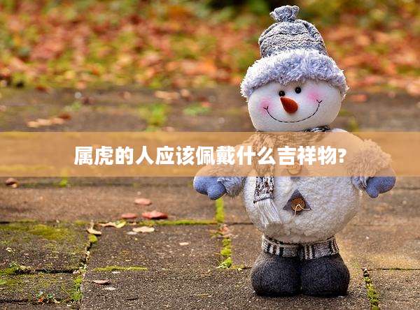 属虎的人应该佩戴什么吉祥物?