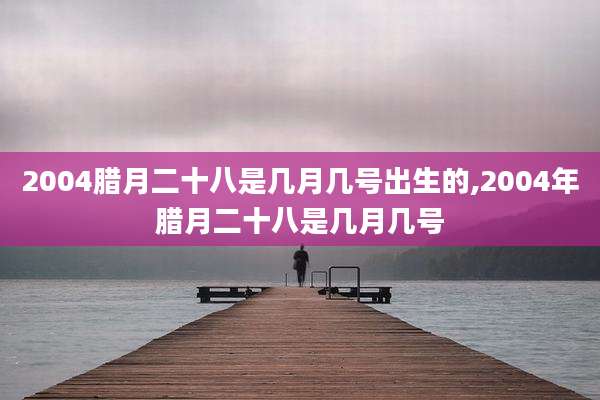 2004腊月二十八是几月几号出生的,2004年腊月二十八是几月几号