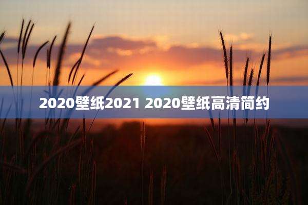 2020壁纸2021 2020壁纸高清简约