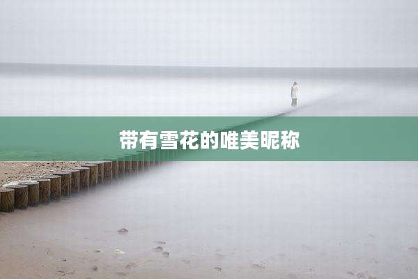 带有雪花的唯美昵称