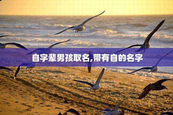 自字辈男孩取名,带有自的名字