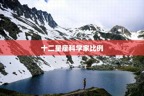 十二星座科学家比例