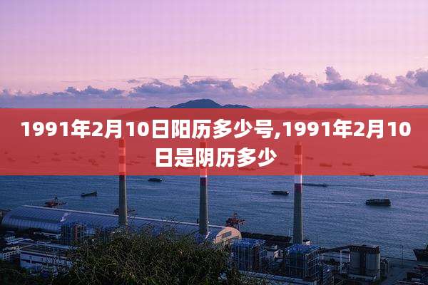 1991年2月10日阳历多少号,1991年2月10日是阴历多少