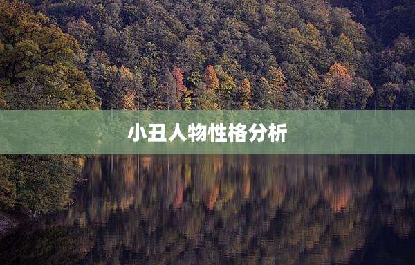 小丑人物性格分析