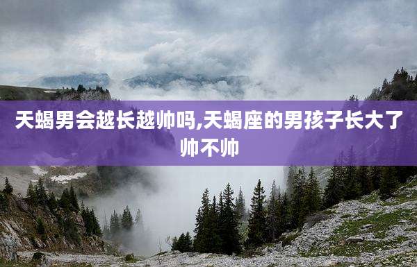 天蝎男会越长越帅吗,天蝎座的男孩子长大了帅不帅