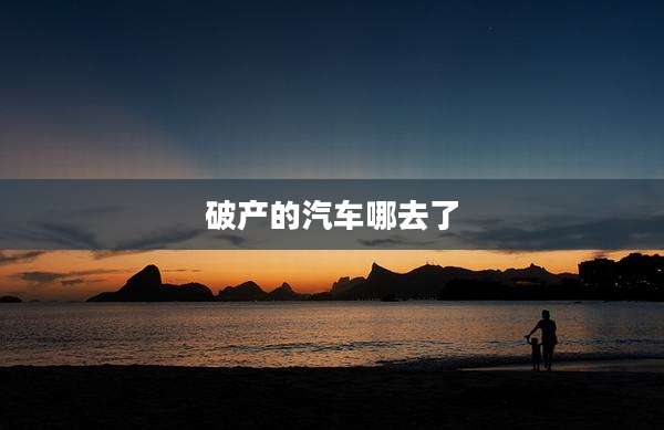破产的汽车哪去了