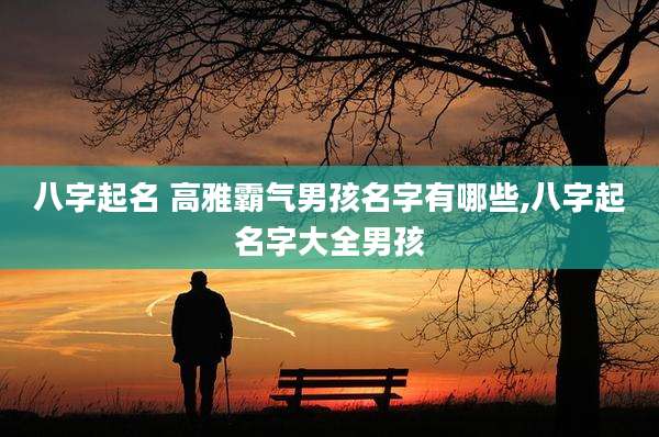八字起名 高雅霸气男孩名字有哪些,八字起名字大全男孩