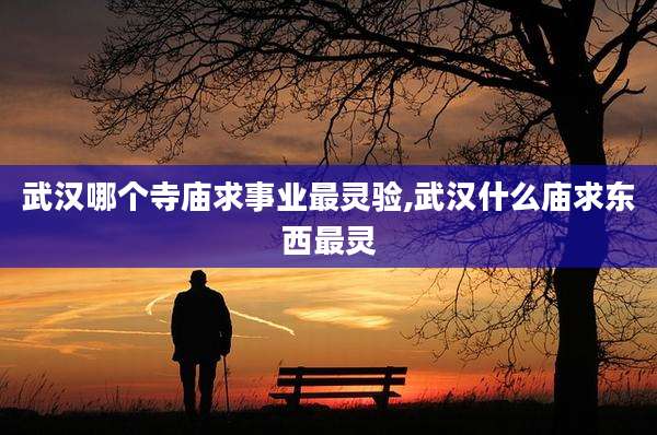武汉哪个寺庙求事业最灵验,武汉什么庙求东西最灵