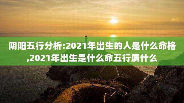 阴阳五行分析:2021年出生的人是什么命格,2021年出生是什么命五行属什么