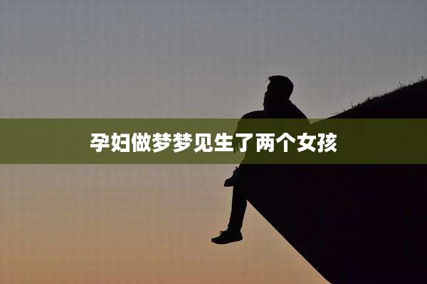 孕妇做梦梦见生了两个女孩