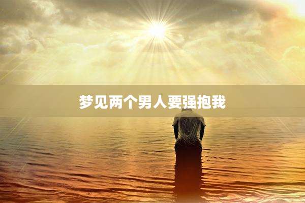 梦见两个男人要强抱我