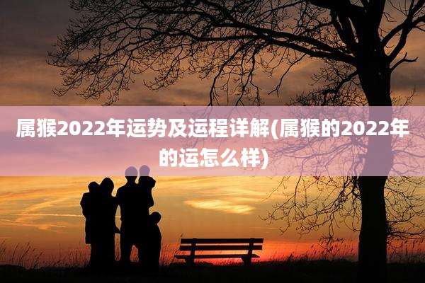 属猴2022年运势及运程详解(属猴的2022年的运怎么样)