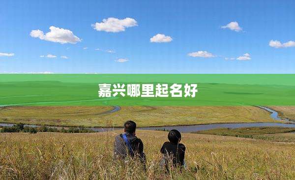 嘉兴哪里起名好