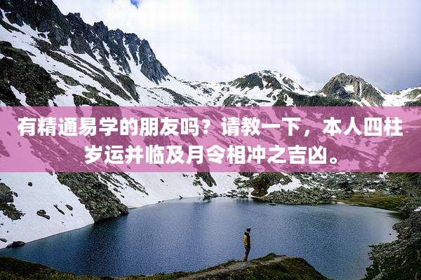 有精通易学的朋友吗?请教一下,本人四柱岁运并临及月令相冲之吉凶。