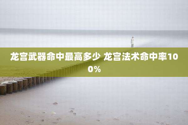 龙宫武器命中最高多少 龙宫法术命中率100%