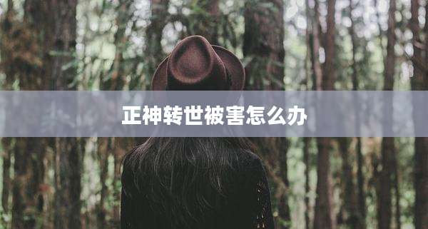 正神转世被害怎么办