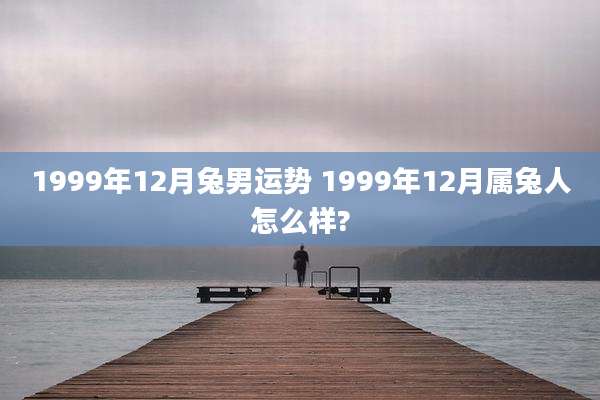 1999年12月兔男运势 1999年12月属兔人怎么样?