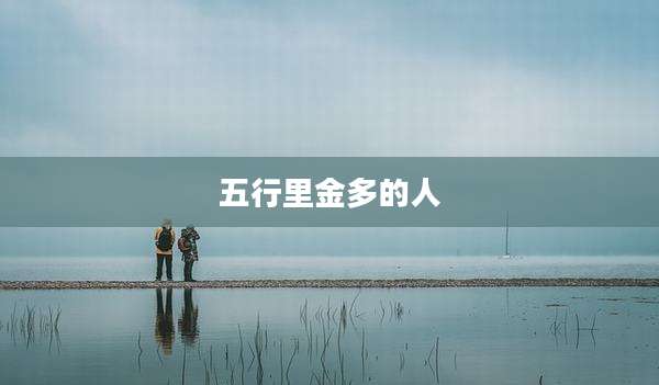 五行里金多的人