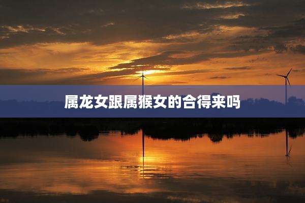属龙女跟属猴女的合得来吗